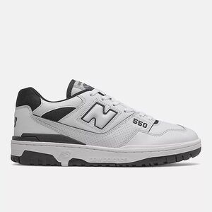 New Balance 550 Gray and Black Sneakers